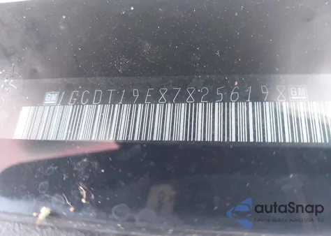 2007 Chevrolet Colorado Lt from USA, damaged, VIN 1GCDT19E878256198